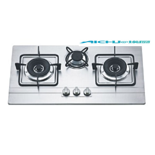 3 Burners Stainless Steel Firbox Gas Stove